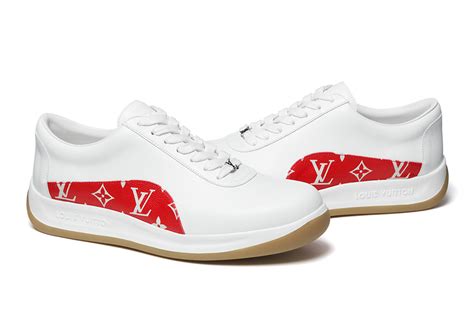 supreme louis vuitton sport sneaker|Supreme x Louis Vuitton Sport Sneaker 'Monogram Red'.